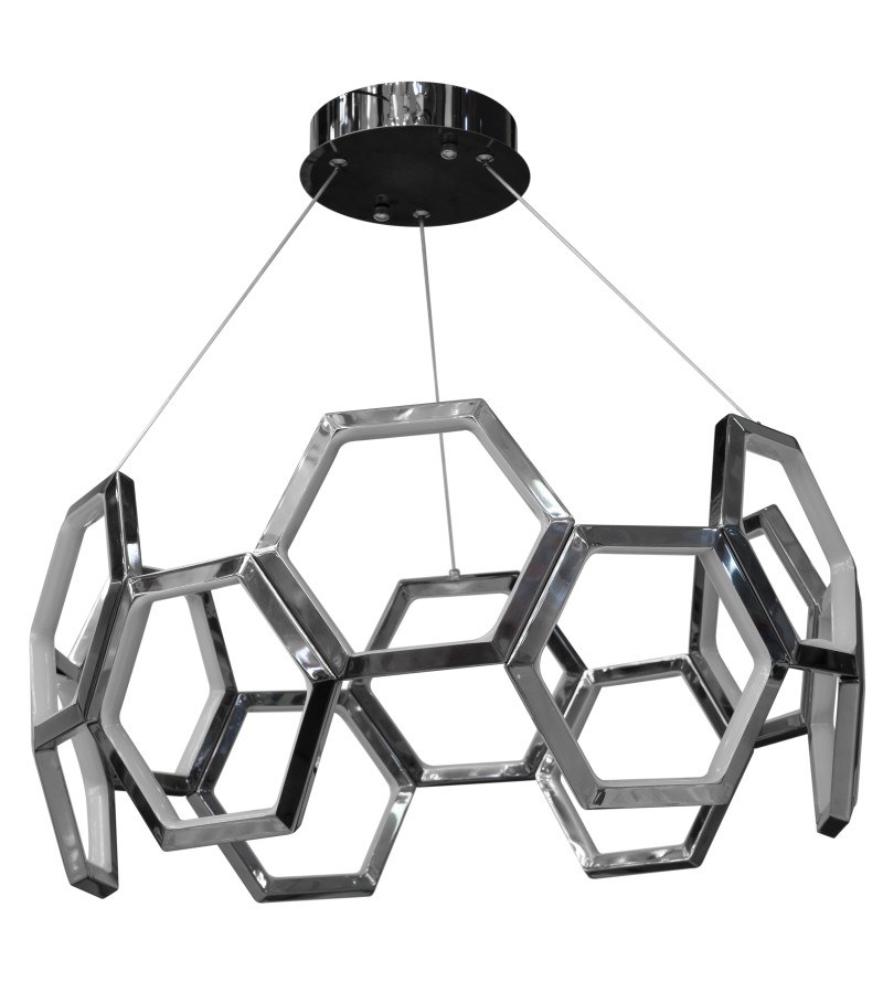 ჭაღი  LED   GZMK-D230320-D600  ფერი. BLACK