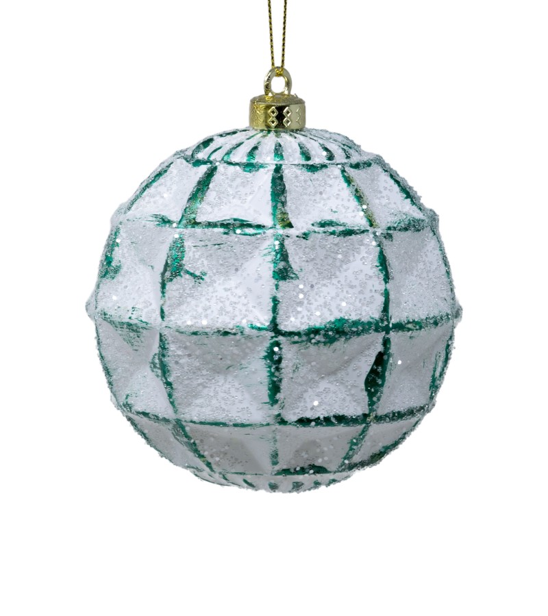 საახალწლო სათამაშო   ბურთულა  2ც  10 სმ  LILI-A3-12505E10