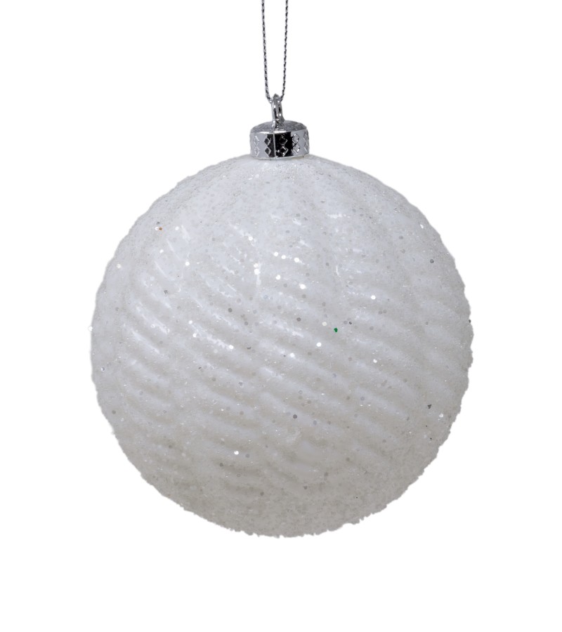 Новогодний шар-игрушка 2 шт 10 см LILI-A3-11027W10