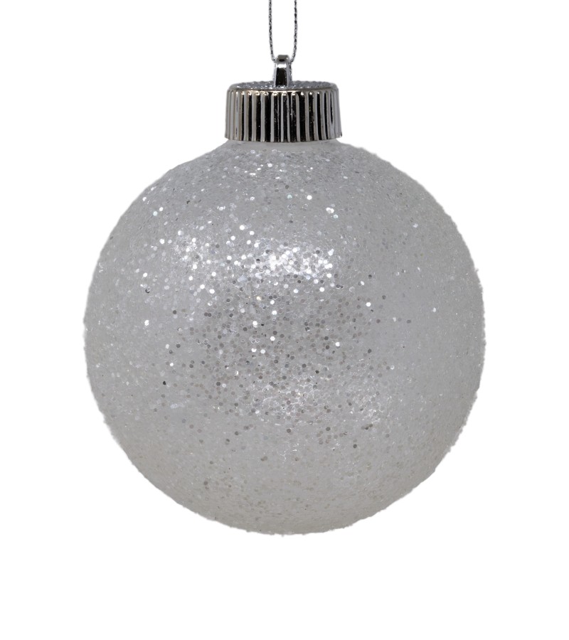 Новогодний шар-игрушка 2 шт 10 см LILI-A2-10037W10-B1