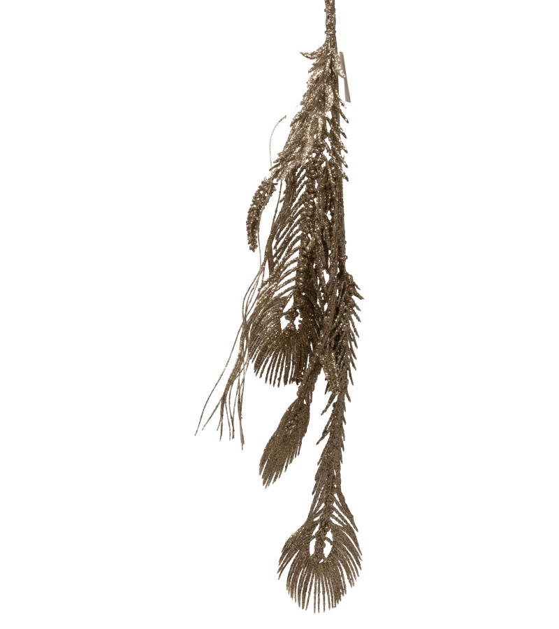 Новогодний аксессуар-цветок LILI-LY22136 80 см