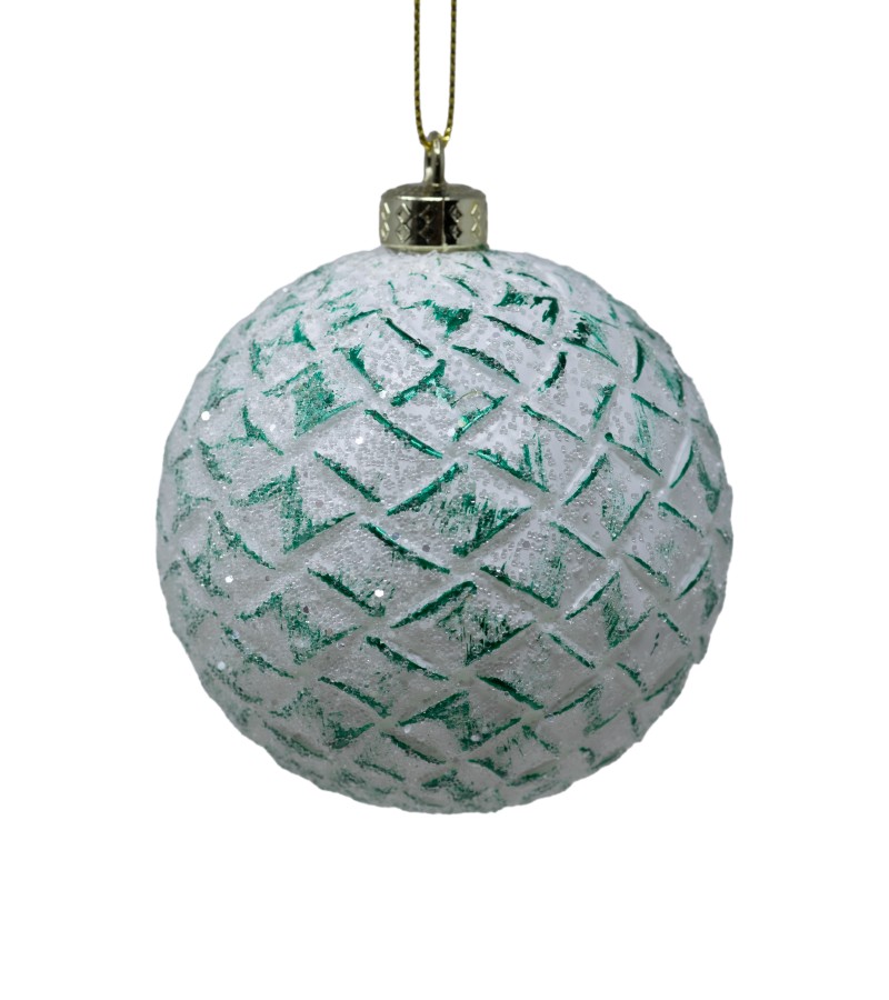 Новогодний шар-игрушка 3 шт 8 см LILI-A3-12501E8