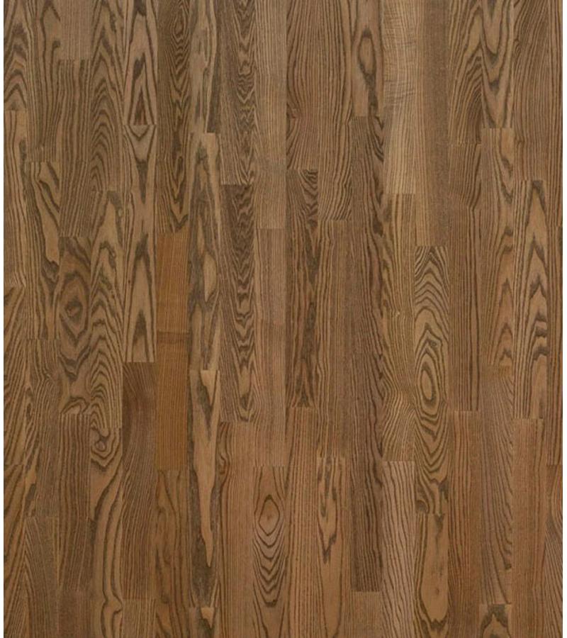 პარკეტის ფილა   ASH BAYAMO OILED LOC 3S  3 შრიანი  ЯСЕНЬ  14*188*2266მმ    Произв.  KARELIA 