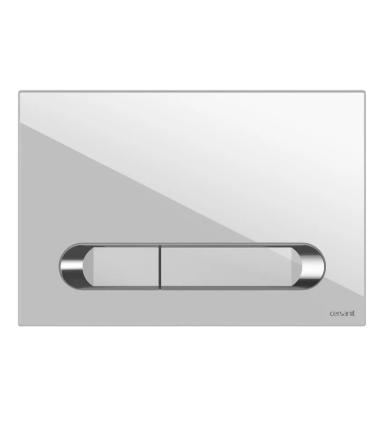 ღილაკი ინსტალიაციის  ESTETICA, (LIK PRO/VECTOR/HI-TECH)  თეთრი  მწარ. CERSANIT