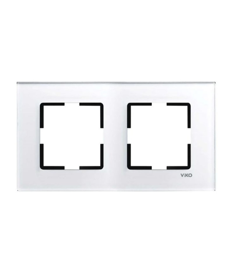 ჩამრთველ-როზეტის კანტი მინის  NOVELLA BEYAZ  2-ნი  PANASONIC