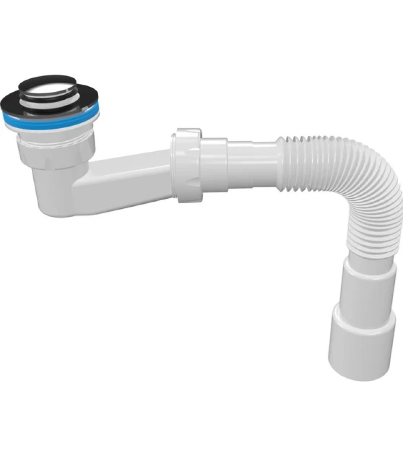 საშხაპე ძირის სიფონი ჩამკეტით გოფრირებული #1650 NOVA