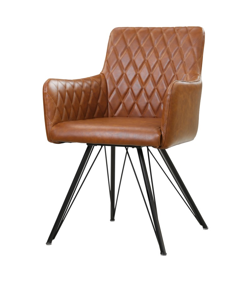 სკამი  DC571  ფერი : BROWN