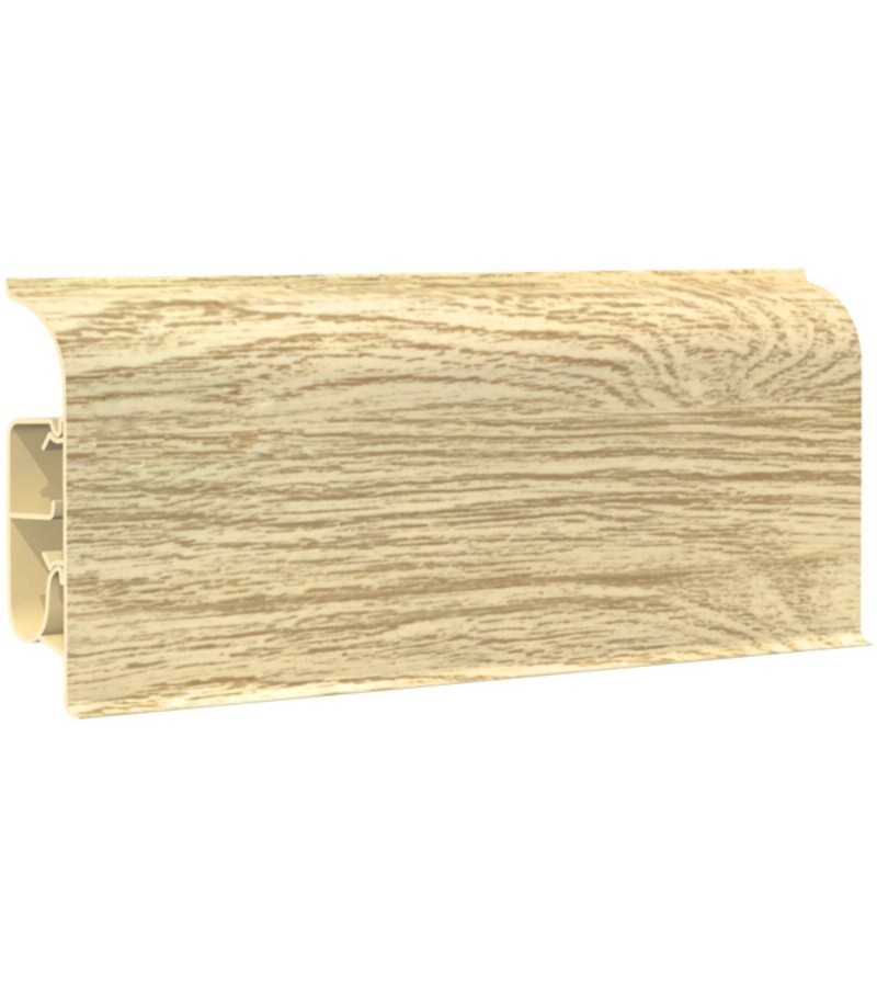 პლინტუსი ლამინ. იატაკის  (2,2მ)  # 8515 ДУБ ЗЕБРАНО სერია : Декопласт