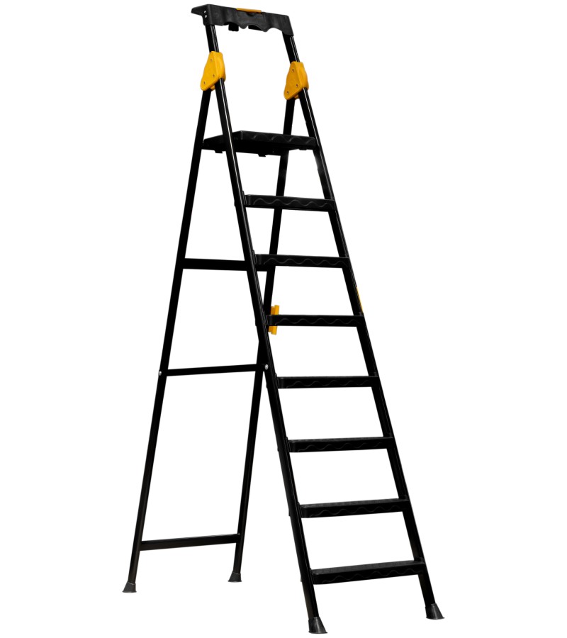 Metal ladder MENSA PLUS 7+1 step Eurostep