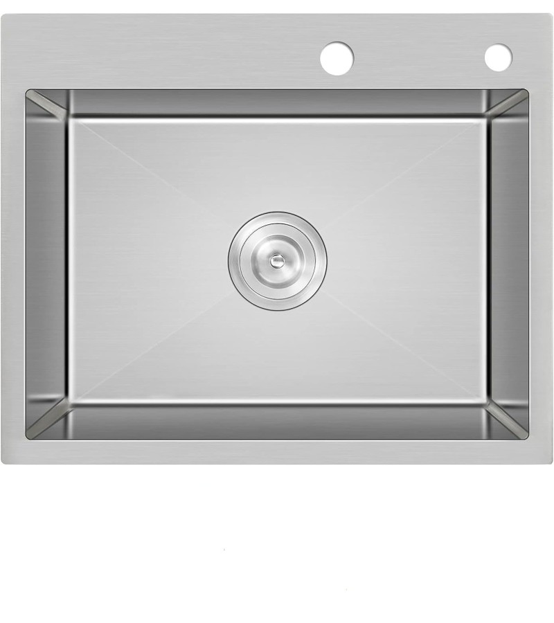 უჟანგავი ლით. ნიჟარა  ზომა: 40*50 1-ნი ჩასას. სიფონ. საწურით  (CHROME)  NYWY-24-2