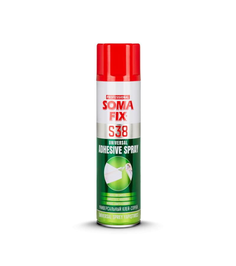 წებო უნივერსალური S38 Universal Adhesive Spray  500 მლ.    SomaFix 