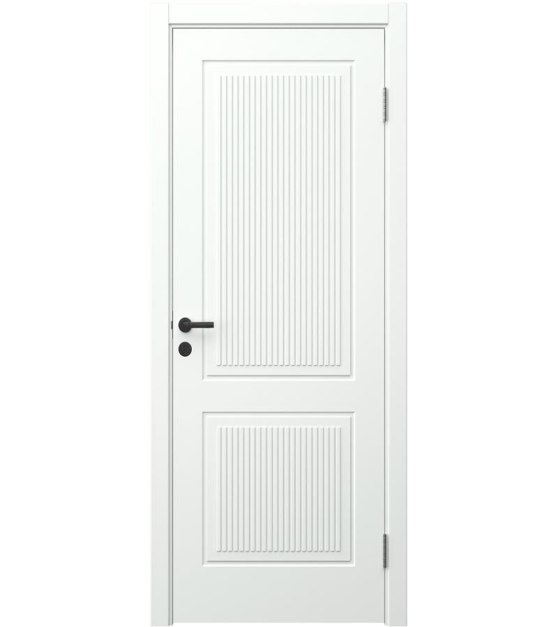 Door MDF Skin-7 size. 80*2150 color. 9003 Belaya