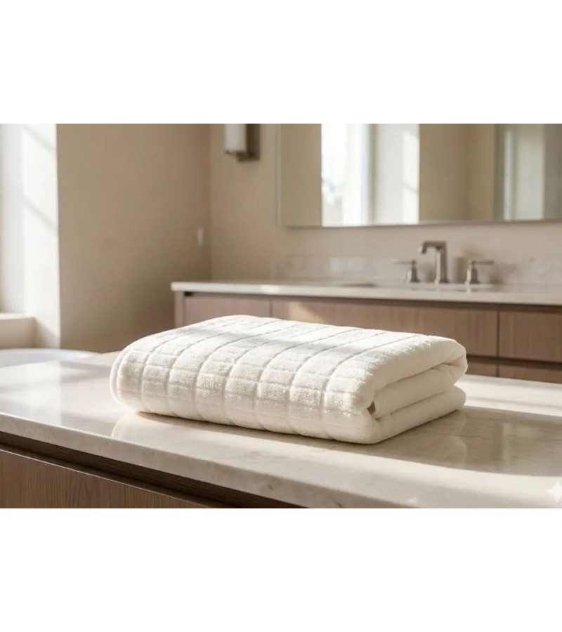 პირსახოცი  მოდ. LAND  ზომა  70*150 ფერი  KREM  მწარ. OZDILEK