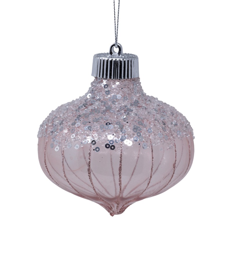 Новогодняя игрушка шар 2 шт 10 см LILI24-A24-10005PK10