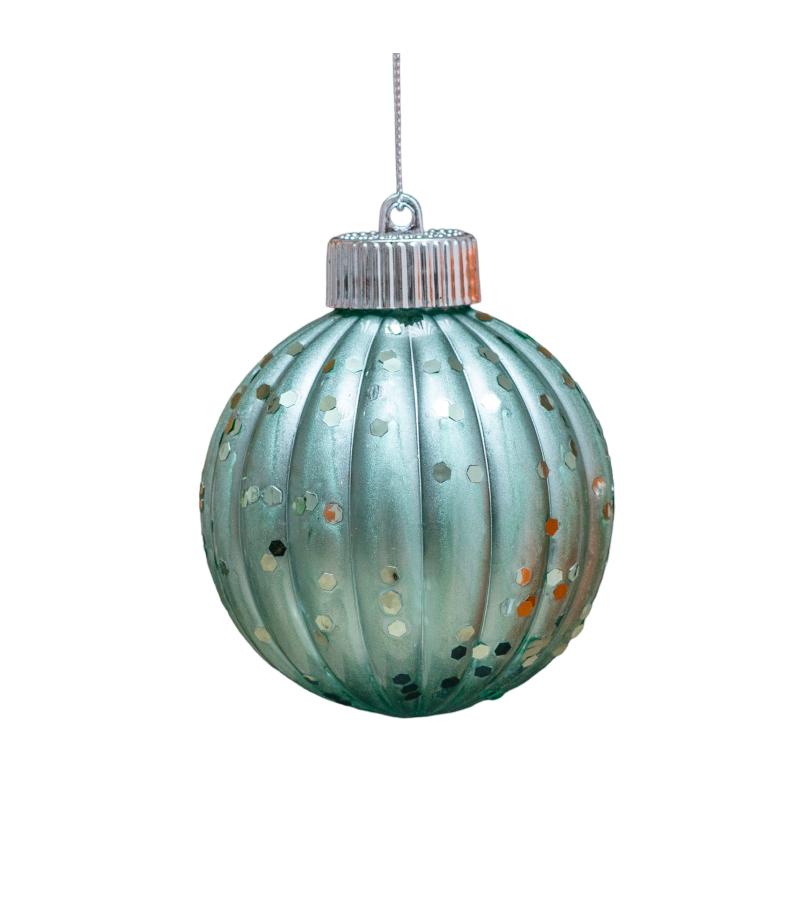 Новогодняя игрушка шар 2 шт 10 см LILI24-A24-10029ME10