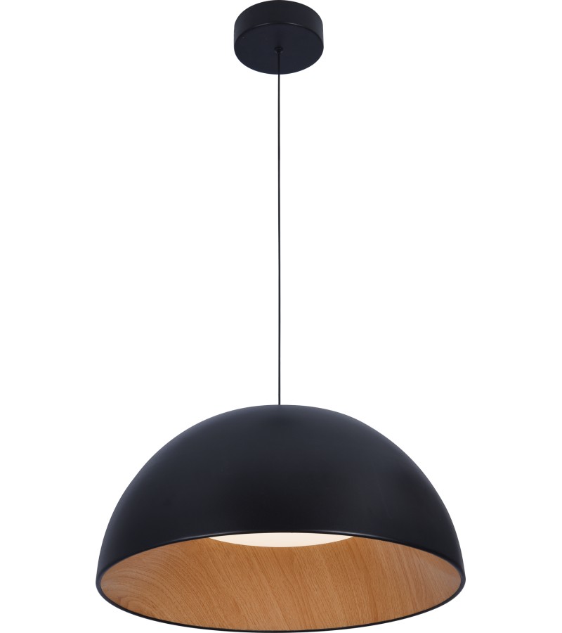 ჭაღი   GZGS-BM8038-1-P-BK  შავი  24W*2  ზომა.Ø500