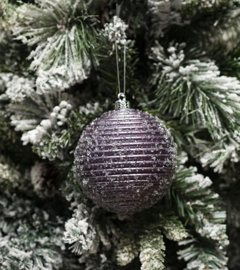 Новогодняя игрушка-шар 2 шт 10 см LILI24-A24-17060LP10