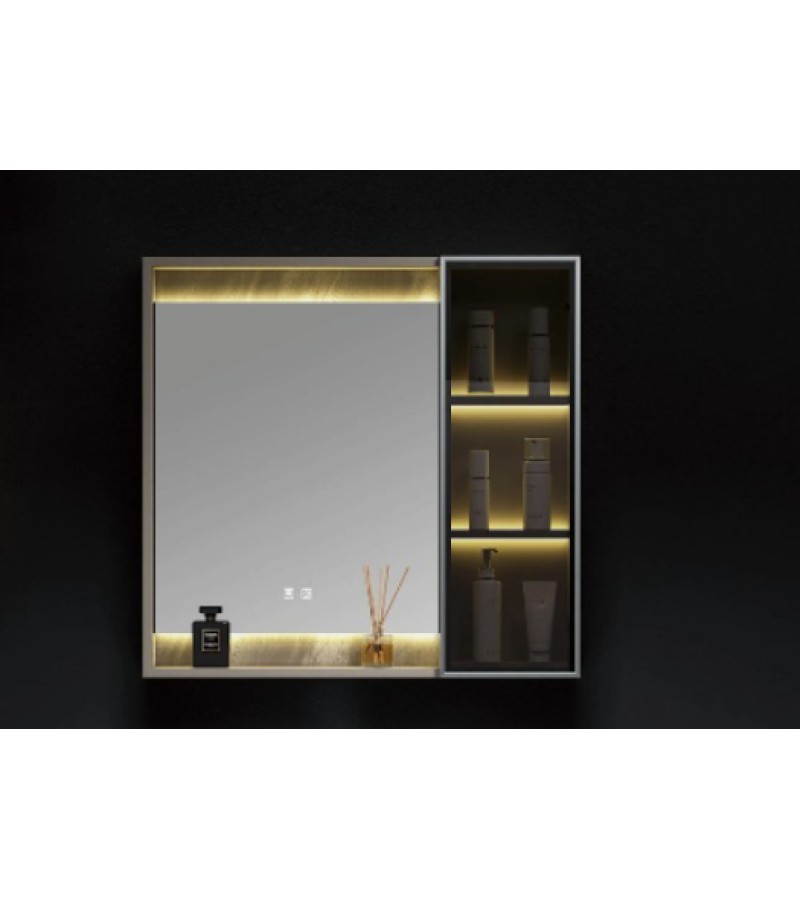 Mirror for bathroom furniture 80 cm A629-80 dark. GDOSTON