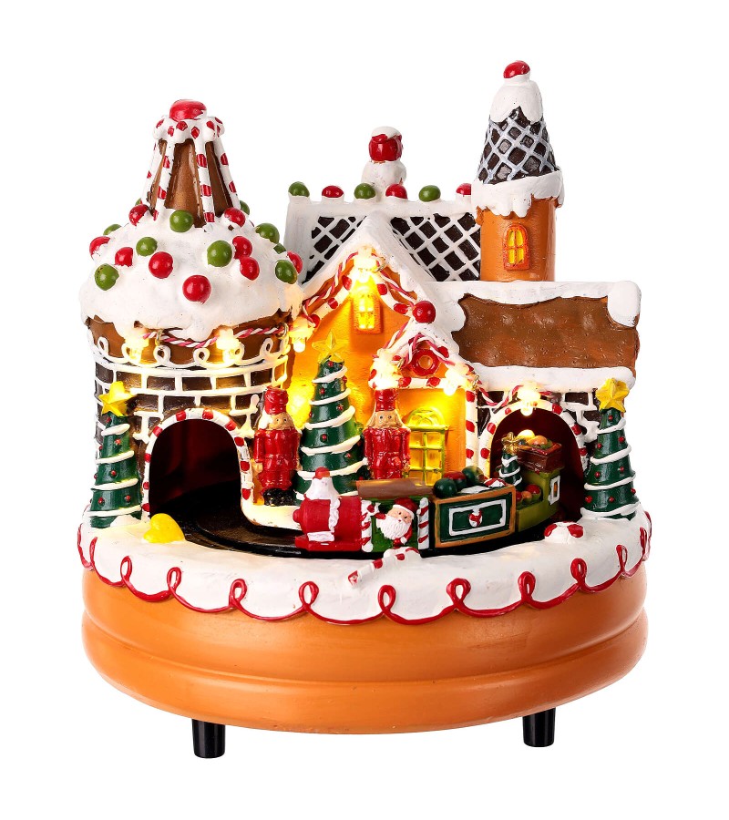 Новогоднее украшение Новогодняя деревня FQ24018