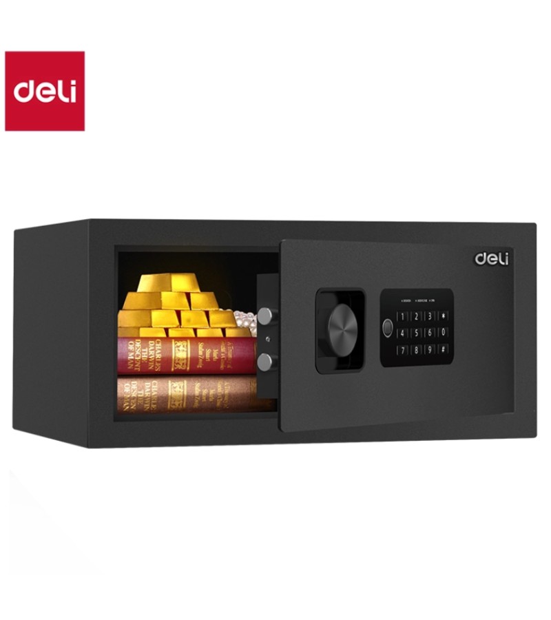 სეიფი  T531  ზომა. 17*23*17 სმ   BLACK   მწარ. deli