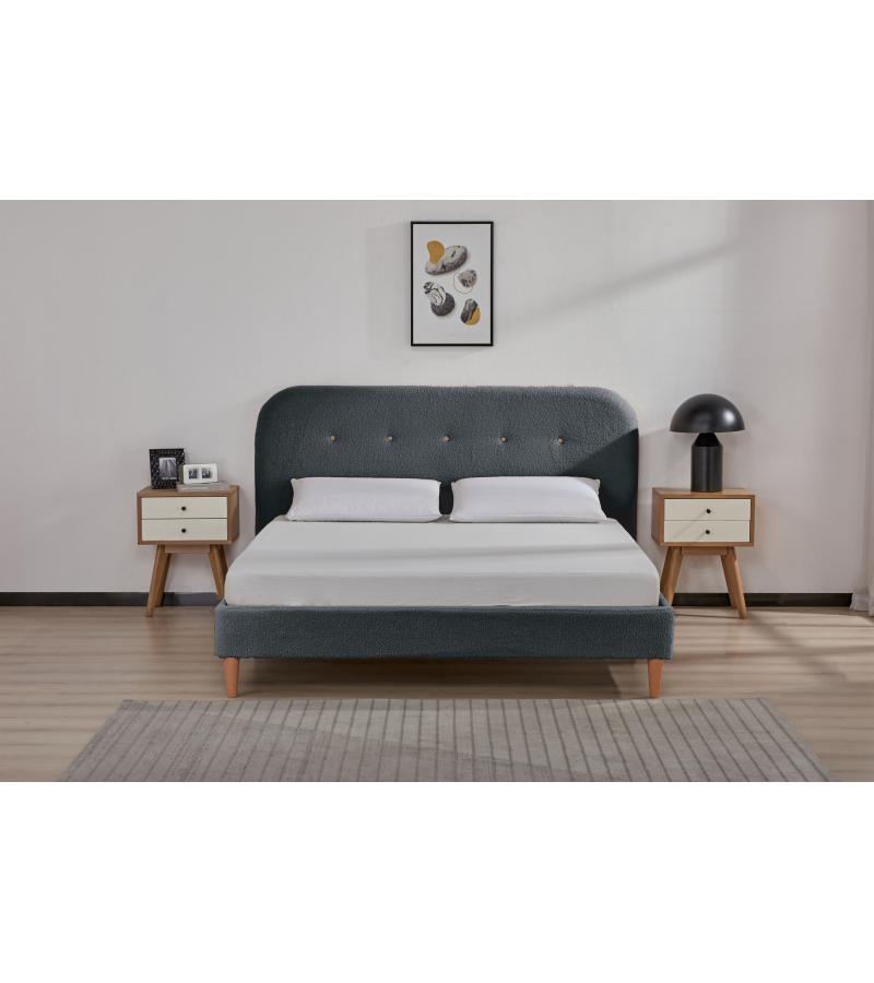 >საწოლი  LBED17Y-77N3 ზომა:1600*2000*870 ფერი: EU-5 DARK GREY 