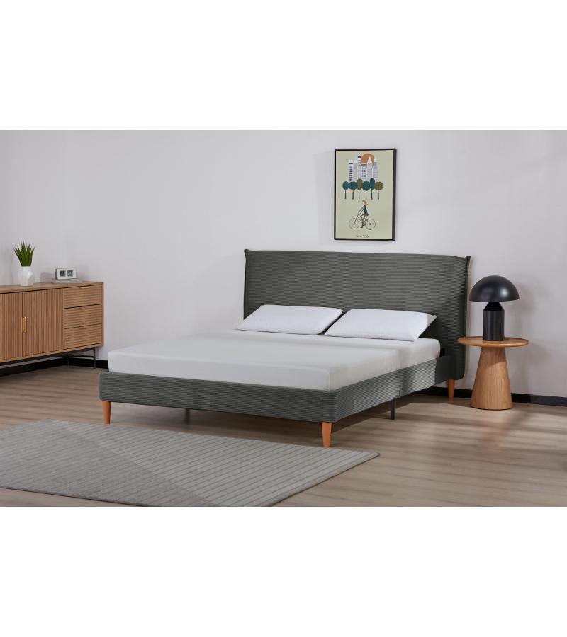 >საწოლი  LBED17Y-75N4  ზომა:1600*2000*870 ფერი: 3#N1-455 DARK GREY 