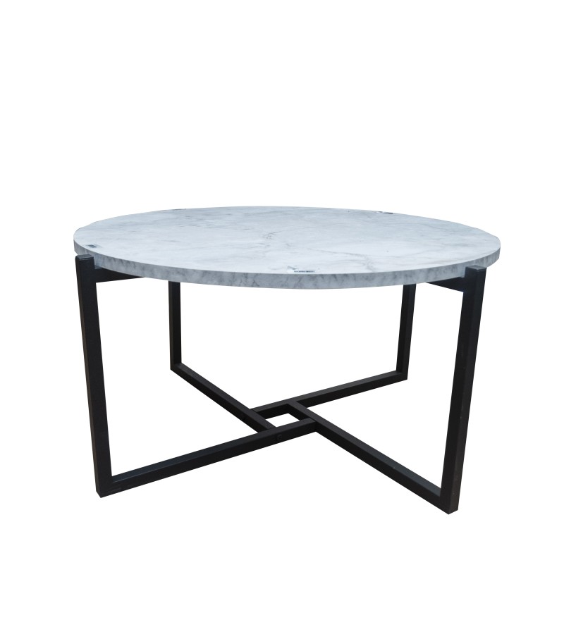 ჟურნალის მაგიდა  NOCE  ფერი. WHITE-MARBLE     მწარ.  DEKORISTER 