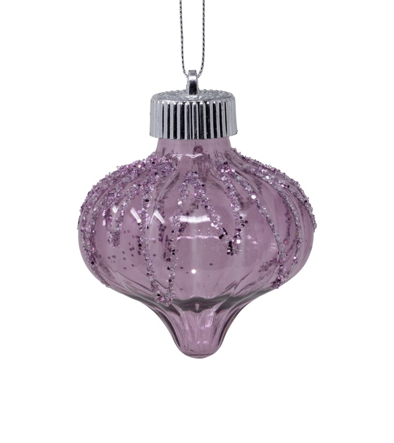 Новогодняя игрушка шар 3 шт 8 см LILI24-A24-10008LP8