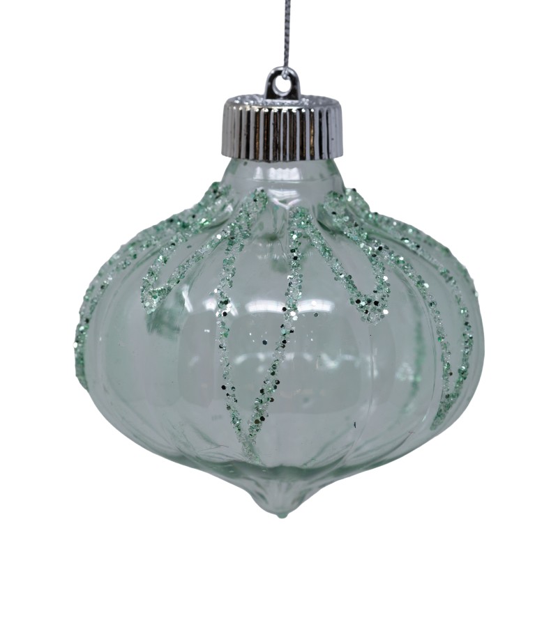 Новогодняя игрушка шар 2 шт 10 см LILI24-A24-10008ME10