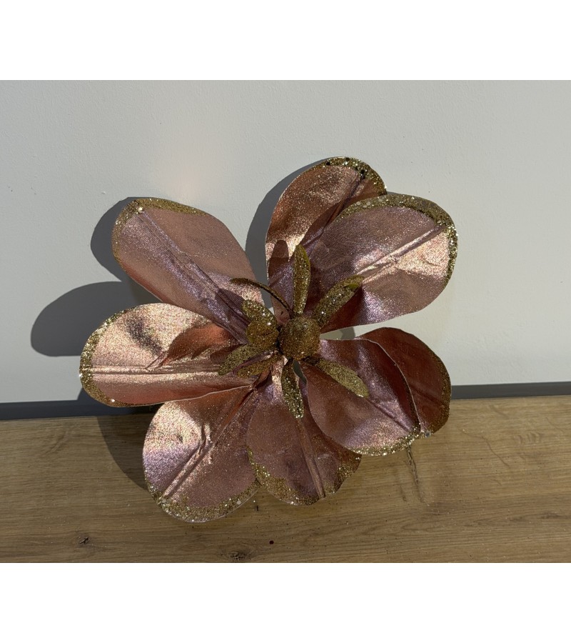 Новогодний аксессуар цветок CYGY-XY23-011 Размер: 24 см