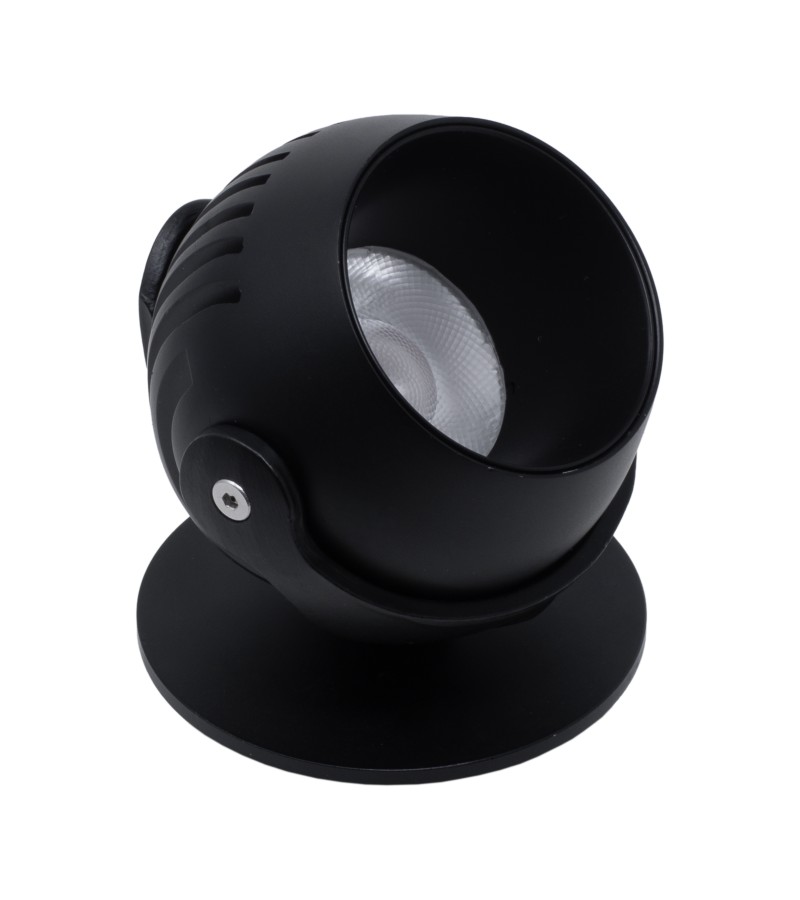 განათება  LED  მისადგმელი მრგვალი  XY-SDL05  12W  4000K  ფერი: BLACK / WHITE