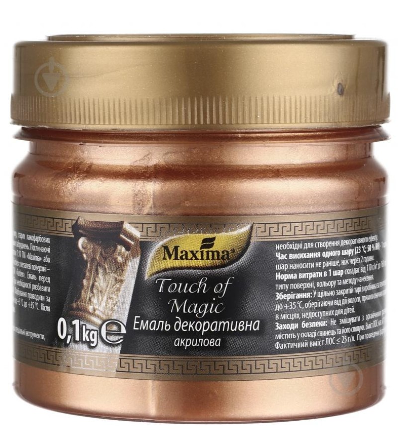 დეკორატიული ემალი  Maxima  античная бронза  0.1 კგ.