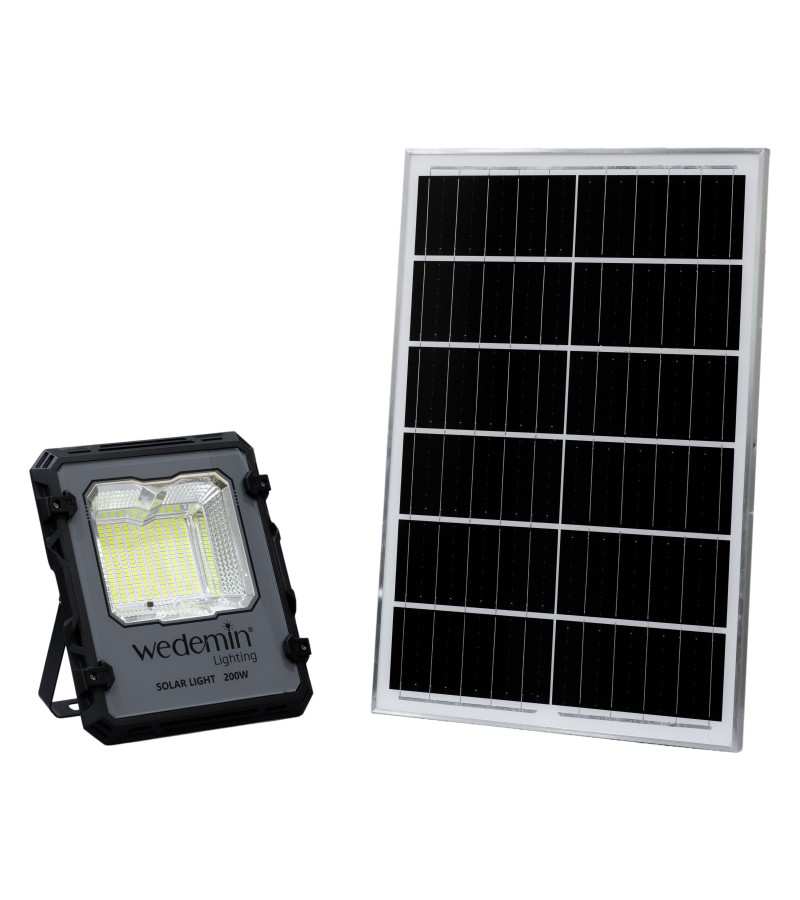 განათება მზის ენერგიაზე  200W  WD-139#-1 6500K