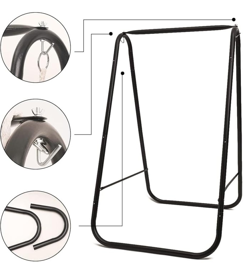 ჰამაკის დასადგამი SJHW-B03-8 ზომა: 85*110*160CM