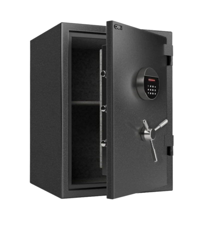 სეიფი  T601  ზომა. 60*45*40 სმ   BLACK   FIREPROOF SAFE   მწარ. deli