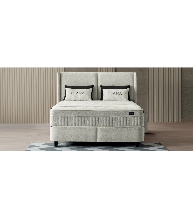 საწოლის კომპლექტი  DIANA  ზომა    90*200  თავი+ბაზა  ფ. Symphony-1 Ivory 1 DUNYA YATAK