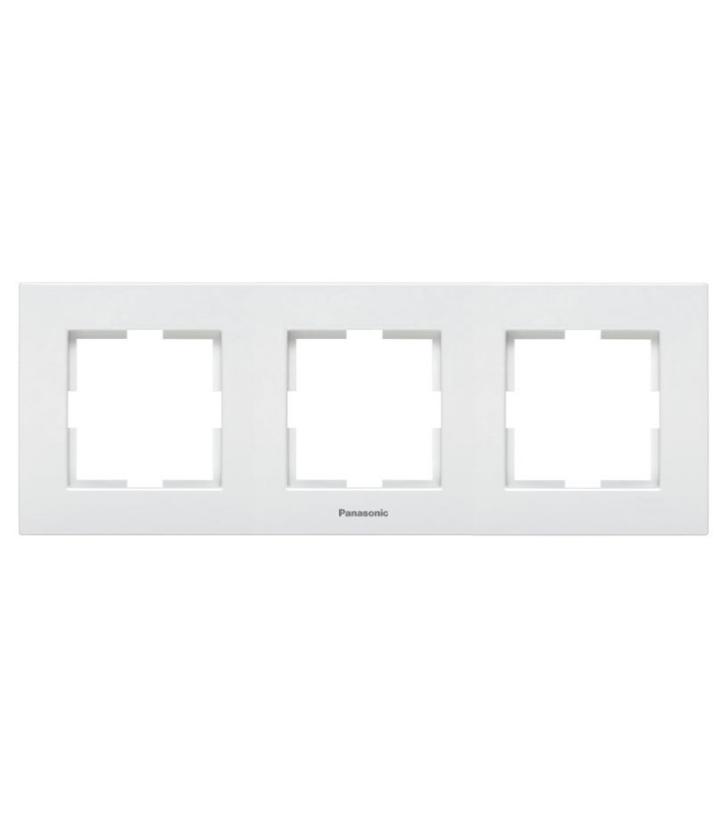 ჩამრთველ-როზეტის კანტი  KARRE PLUS 55 3-ნი თეთრი  WDTF18032WH-AMEA   Panasonic