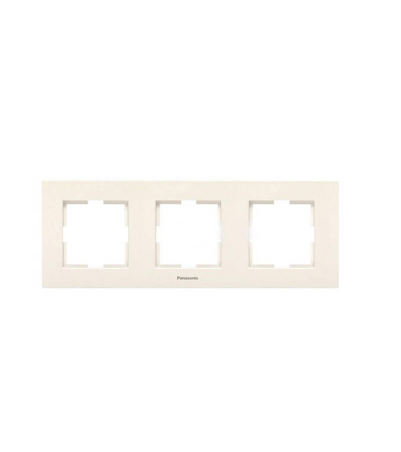Switch-rosette edge 3 KARRE PLUS 55 cream WDTF18032BG-AMEA Panasonic