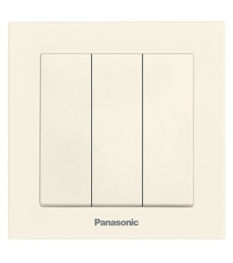 გადამრთველის მექანიზმი  3-ნი  KARRE  PLUS 55  კრემი WDTT00152BG-EU1   Panasonic