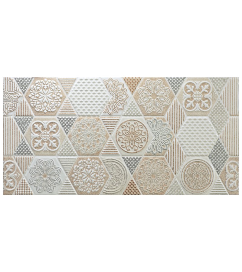 ceramic. Tile #0503 UNICER CREAM DECOR 30*60