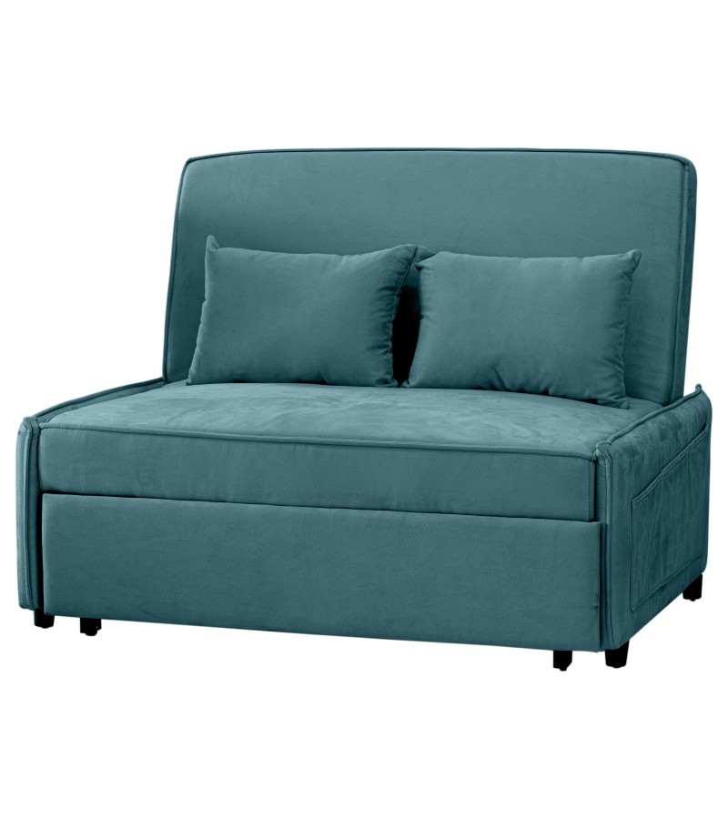 Диван раздвижной (2) с подушкой FSYKS-911-18 Размер: 1,2*89 (1,2*185) Цвет: зеленый