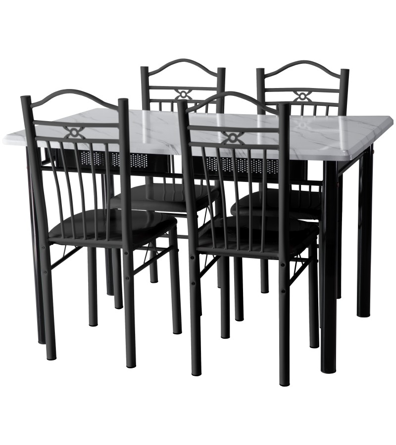 Table with 1+4 chairs FSYH-JSD-31 120*75*75