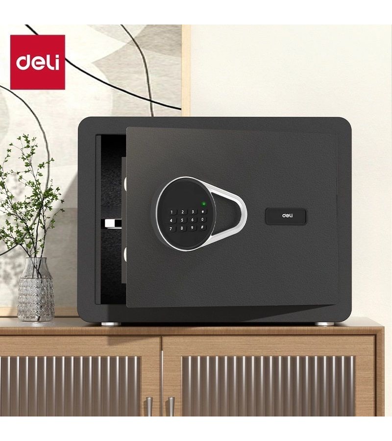 სეიფი  T540  ზომა. 25*35*25 სმ   BLACK   მწარ. deli