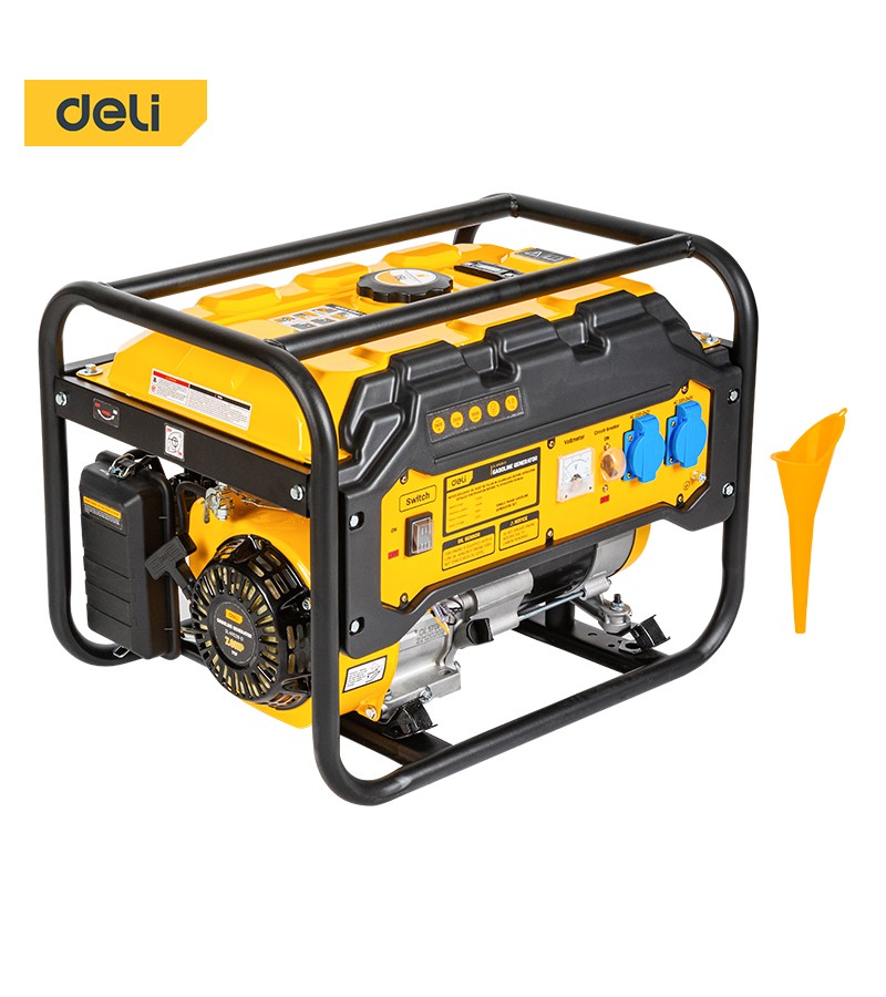 გენერატორი ბენზინზე მომუშავე  (2.5-2.8 KW)  15L  DL-KFD28-E1   მწარ.  d e l i 