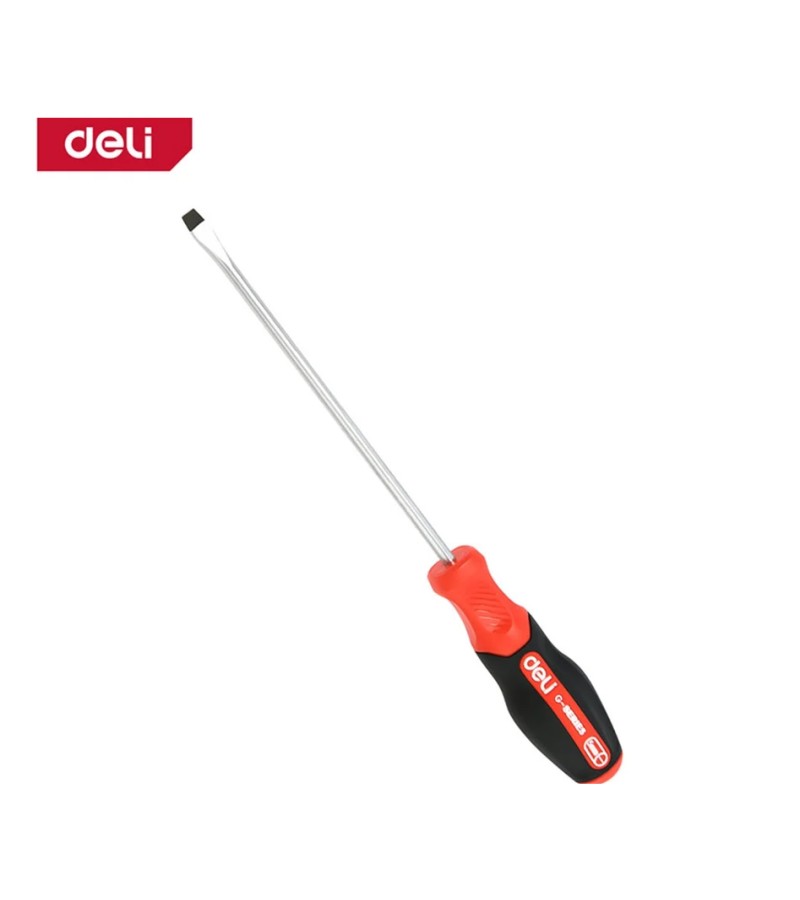 სახრახნისი  (-)  6*125 მმ   DL3448  RED   მწარ.  deli 