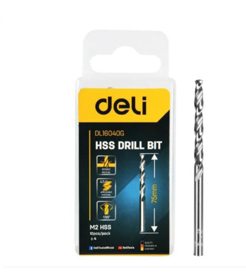 Multi-function hole drill M2 HSS 8 mm 10 pcs #DH-BWZ008-E1 d e l i 