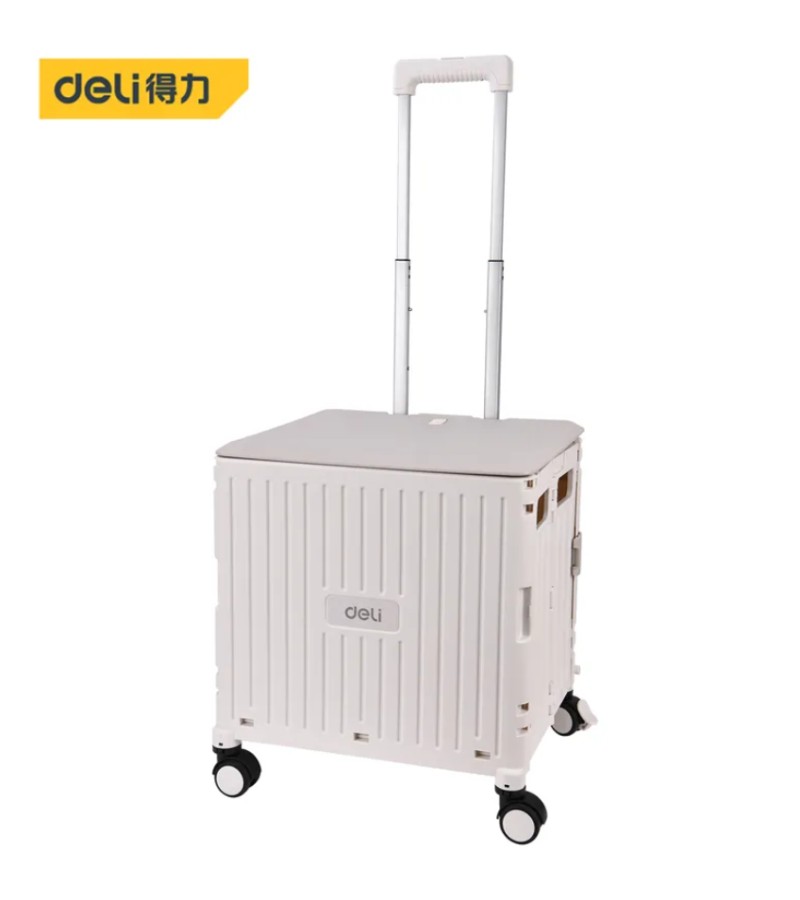Folding cart 45*12*46 cm DL431004A WHITE dark.  d e l i 