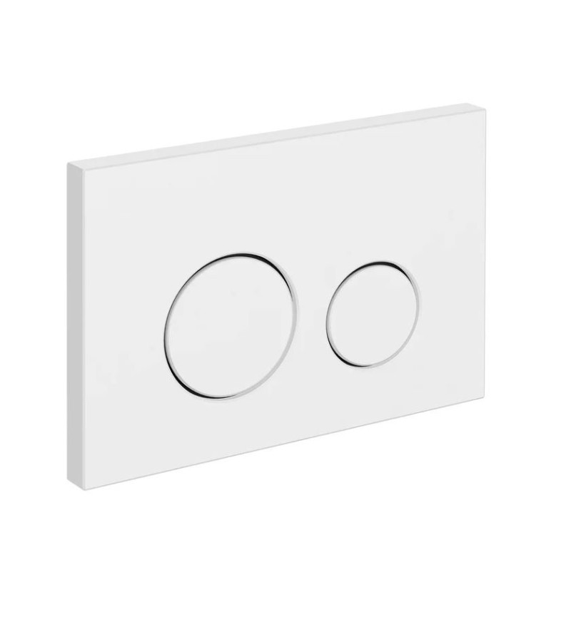 Installation button TWINS ( 63526 ) white, dark. CERSANIT