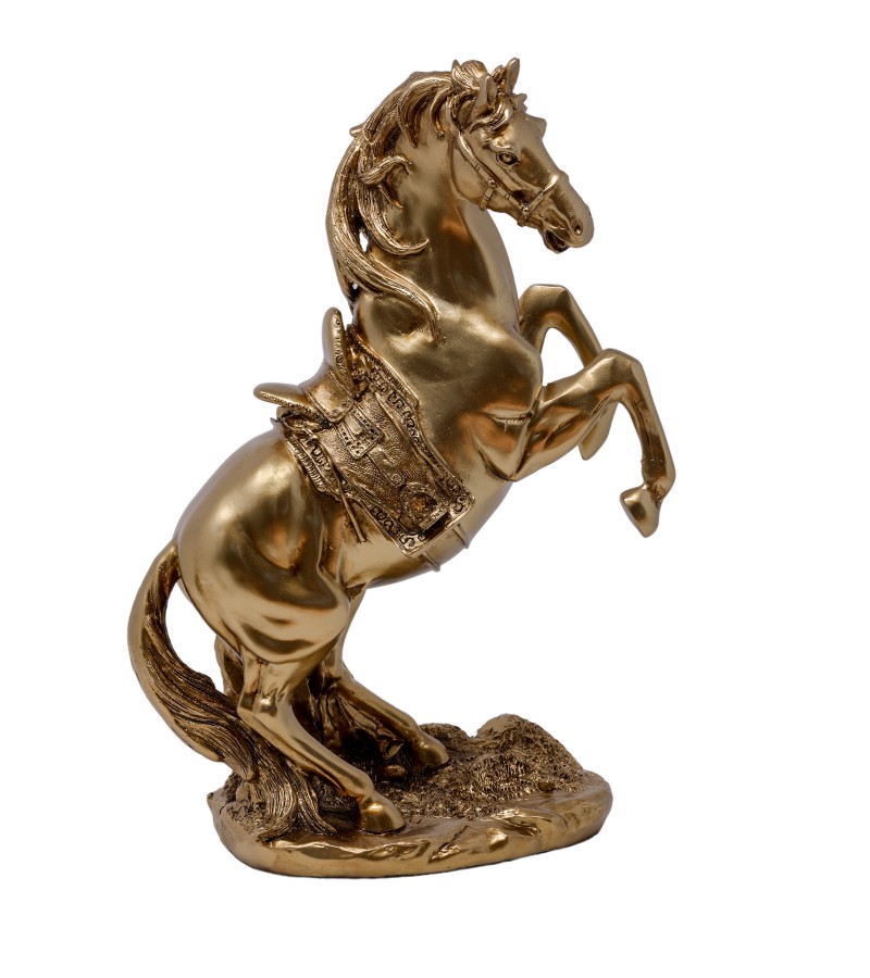 დეკორაცია  ცხენი  BNGY-ZS106GT  A/B  ზომა:21*13*34