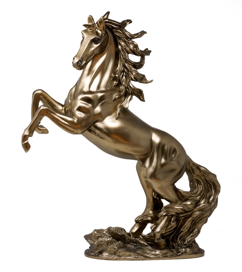 დეკორაცია  ცხენი  BNGY-53006GT  ზომა:50*17,5*59